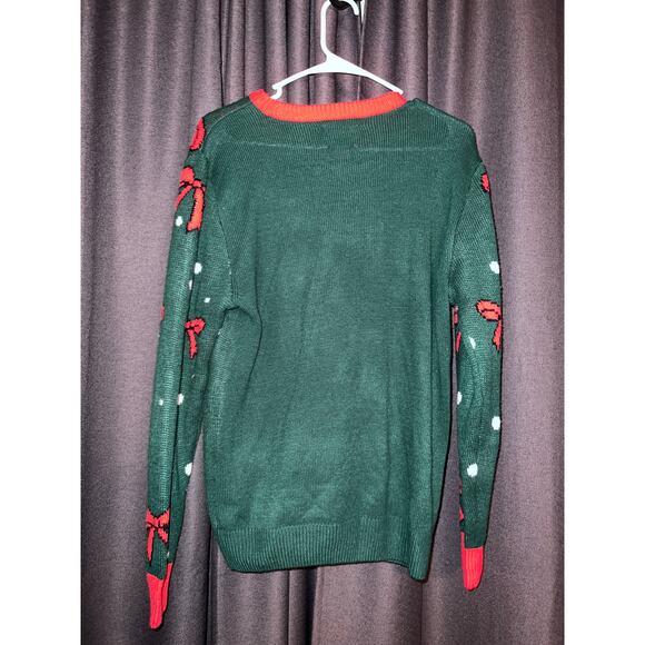 Ugly Christmas Sweater Xmas Size Medium Cat - Picture 3 of 3